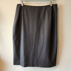 Theory Wool Blend Pencil Skirt